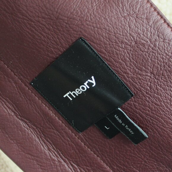 NWT Theory Genuine Shearling Cozy Moto Jacket - Picture 11 of 16